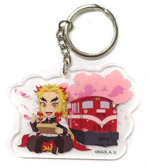 Kyojuro Rengoku Demon Slayer: Kimetsu no Yaiba Acrylic Charms Total Concentration Exhibition Taiwan Limited Charm [USED]