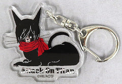 Mikasa Ackerman Cat Attack on Titan Acrylic Charm Collection Illustrations by Kuro Neko Design Re: Shazama Limited Charm [USED]