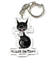 Levi Cat Attack on Titan Acrylic Charm Collection Illustrations by Kuro Neko Design Re: Shazama Limited Charm [USED]