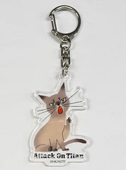 Connie Springer Cat Attack on Titan Acrylic Charm Collection Illustrations by Kuro Neko Design Re: Shazama Limited Charm [USED]