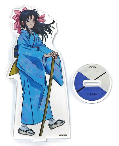 Kaoru Kamiya Rurouni Kenshin: Meiji Kenkaku Romantan Acrylic Mascot Jump Festa 2023 Limited Key Chain [USED]