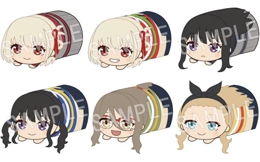 Chisato Nishikigi, etc. Lycoris Recoil Mochikororin Plush Mascot All 6 Types Set Plush Toys [USED]