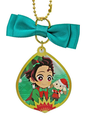 Tanjiro Kamado Demon Slayer: Kimetsu no Yaiba Random Acrylic Ornament Charm A Ufotable Cafe x Machi Asobi Cafe Christmas Event 2022 Limited Charm [USED]