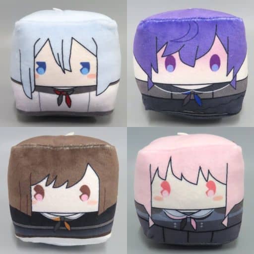 Mafuyu Asahina, etc. Hatsune Miku: Colorful Stage! More Plus Square Mascot 25-ji, Night Code de. All 4 Types Set Key Chain [USED]