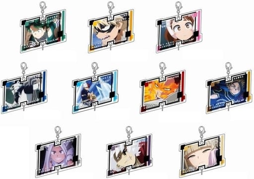 Shoto Todoroki, etc. My Hero Academia Tsunaide Acrylic Keychain All 10 Types Set Key Chain [USED]