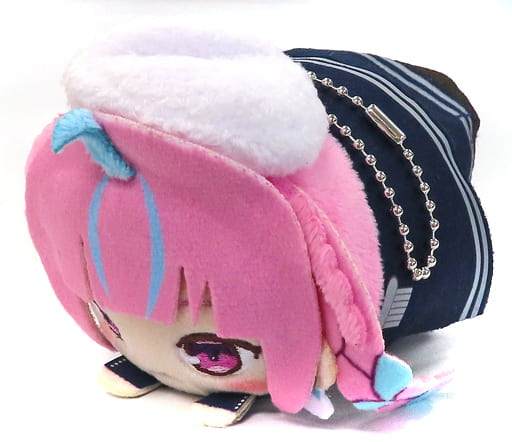 Minato Aqua Vtuber Hololive Mochikororin Tokyo Skytree Town 2nd Holotsuri 2022 Ho to suru Fuyu Limited Mochikororin Gacha Prize C Key Ring [USED]