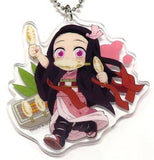 Nezuko Kamado Local Illustration Miyagi Demon Slayer: Kimetsu no Yaiba Mugen Train & Entertainment District Arc Acrylic Charms Total Concentration Exhibition Miyagi Venue Limited Charm [USED]