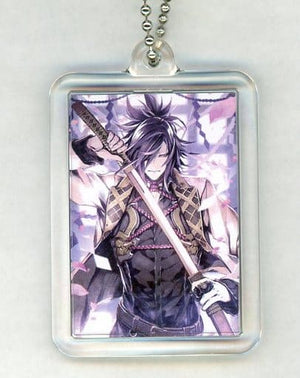 Odentamitsuyo Touken Ranbu ONLINE Event Commemorative Illustration Keychain Fukuoka City Museum: Mononofu no Bi no Keifu Samurai-ten Limited Key Chain [USED]