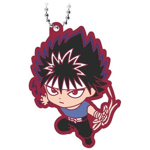 Hiei Yu Yu Hakusho Capsule Rubber Mascot December 2022 Version Key Chain [USED]