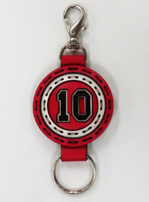 Sakuragi Hanamichi The First Slam Dunk Kohoku Uniform Leather Key Chain Theater Limited Key Chain [USED]