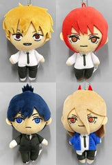 Chainsaw Man Denji & Others Plush Mascot All 4 Types Set Plush [USED]