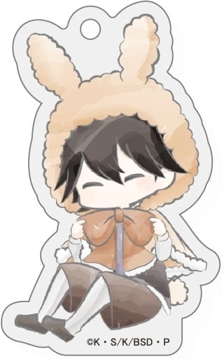 Ranpo Edogawa Bungo Stray Dogs Retro Chikku Acrylic Key Chain Rabbit Cape Ver. Key Chain [USED]