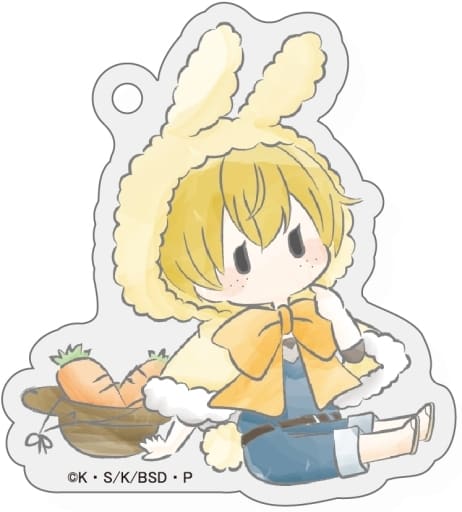 Kenji Miyazawa Bungo Stray Dogs Retro Chikku Acrylic Key Chain Rabbit Cape Ver. Key Chain [USED]