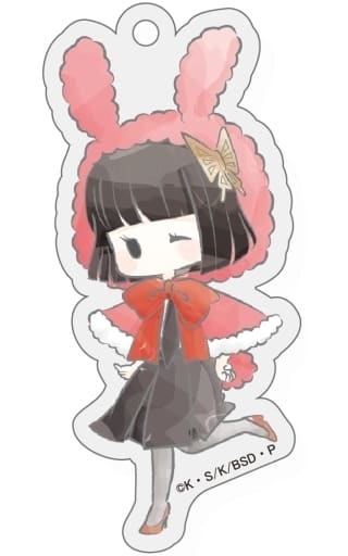 Akiko Yosano Bungo Stray Dogs Retro Chikku Acrylic Key Chain Rabbit Cape Ver. Key Chain [USED]