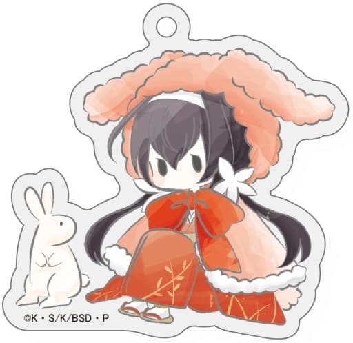 Kyoka Izumi Bungo Stray Dogs Retro Chikku Acrylic Key Chain Rabbit Cape Ver. Key Chain [USED]