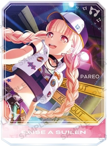 Reona Nyubara Pareo BanG Dream! Girls Band Party! Octagon Acrylic Stand Acrylic Stand [USED]