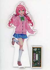 Sakura Miko Illustration by En Morikura VTuber Hololive Original Acrylic Stand FamilyMart Winter Holomart Campaign Exclusive Acrylic Stands [USED]