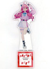 Sakura Miko Illustration by Shugao VTuber Hololive Original Acrylic Stand FamilyMart Winter Holomart Campaign FamiPay Web Exclusive Acrylic Stands [USED]