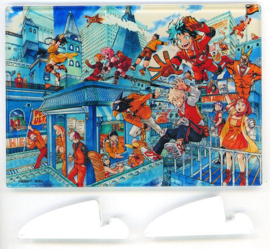 My Hero Academia Katsuki Bakugo & Others C Machi Acrylic Art Weekly Shonen Jump Digital Ver. Subscribers Limited Service For All Applicants Acrylic Stands [USED]