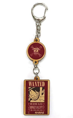 Monkey D. Luffy One Piece Wood Key Chain Collection Worst Generation Ver. Key Chain [USED]