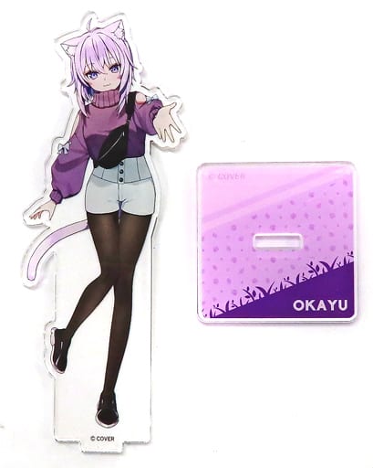 Nekomata Okayu Full-Body Illustration Ver. VTuber Hololive Acrylic Stand Full-Body Illustration Ver. Tobu Zoological Park Limited Acrylic Stands [USED]