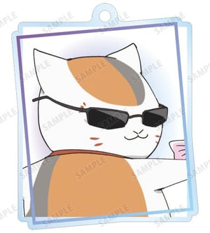 Nyanko-sensei C Natsume's Book of Friends Newly Drawn Illustration Soap Bubble Ver. Trading Acrylic Key Chains Key Chain [USED]