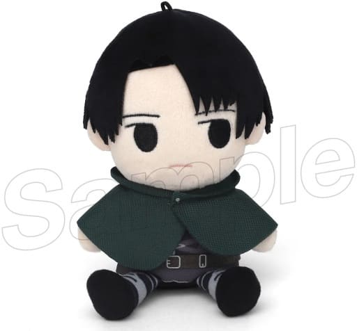 Levi Attack on Titan Kimi to Friends Mini Plush Keychain Key Chain [USED]