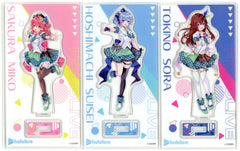 Hoshimachi Suisei, etc. Holomart Outfit VTuber Hololive Acrylic Stand Set A Vol.7 FamilyMart Vol.7 FamiPay Web Exclusive Acrylic Stands [USED]