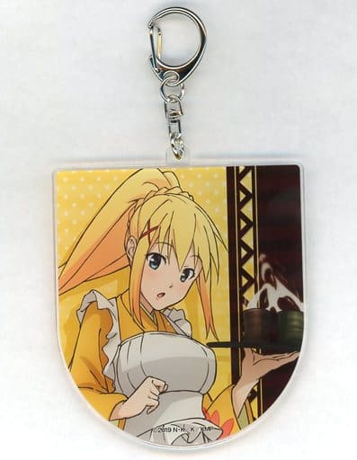Darkness KonoSuba God's Blessing on this Wonderful World! Newly Drawn Acrylic Key Chain Pop Up Shop in Volks Akihabara Hobby Tengoku 2 Limited Key Chain [USED]