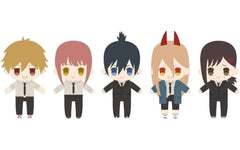 Chainsaw Man Denji & Others Petitfuwa Stuffed Toy All 5 Types Set Plush [USED]