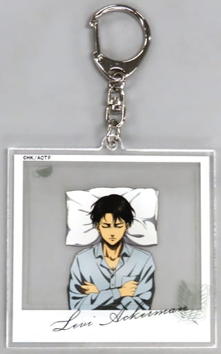 Levi Ackerman Default Style Ver. Attack on Titan The Final Season Good Night Scout Regiment Acrylic Keychain Pop Up Shop Limited Key Chain [USED]