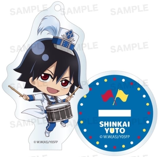Yuto Shinkai Yowamushi Pedal: Limit Break Charahoppin! Trading Acrylic Stand Key Chain Key Chain [USED]