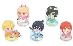 Chainsaw Man Denji & Others Babu Chara Acrylic Stand All 5 Types Set Acrylic Stands [USED]