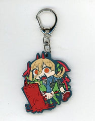 Chainsaw Man Power Etoon Trading Rubber Keychain Keychains [USED]
