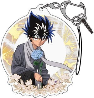 Hiei Bouquet Ver. Yu Yu Hakusho Newly Drawn Acrylic Multi Key Chain Key Chain [USED]