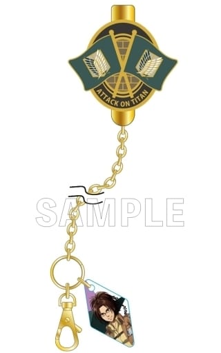 Hange Zoe Team Flag Ver. Attack on Titan Clip Key Chain Key Chain [USED]