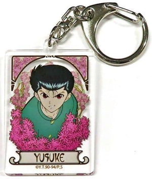 Yusuke Urameshi Yu Yu Hakusho DMM Scratch! Chara Nouveau Acrylic Key Chain Prize C-1 Key Chain [USED]