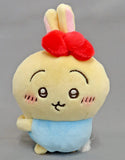 Rabbit Hello Kitty Chiikawa: Nanka Chiisakute Kawaii Yatsu X Sanrio Characters Mochimasu Mascot Key Ring [USED]