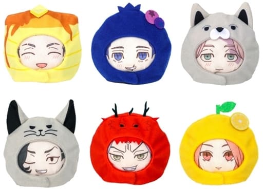 Takashi Mitsuya, etc. Tokyo Revengers Anizukin 4th All 6 Types Set Key Ring [USED]