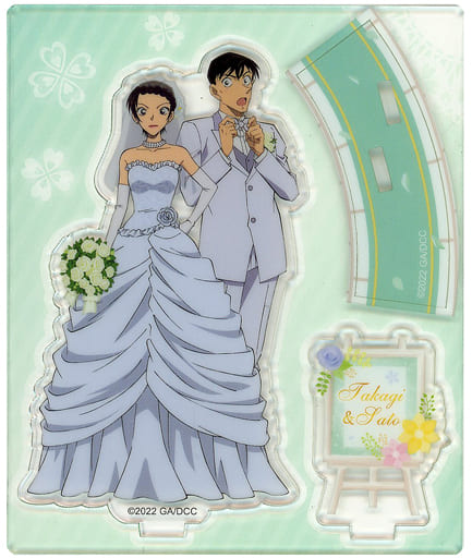 Wataru Takagi Miwako Sato Detective Conan: The Bride of Halloween Acrylic Stand Taiwan Limited Acrylic Stand [USED]