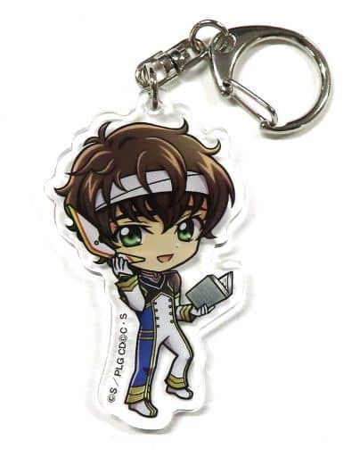 Suzaku Kururugi Zero Costume Code Geass Series Mini Chara Collection Acrylic Key Chain Don Quijote Limited Key Chain [USED]