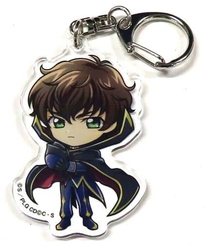 Suzaku Kururugi Standing Code Geass Series Mini Chara Collection Acrylic Key Chain Don Quijote Limited Key Chain [USED]