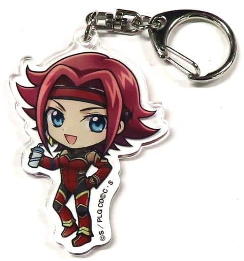 Karen Kouzuki Code Geass Series Mini Chara Collection Acrylic Key Chain Don Quijote Limited Key Chain [USED]