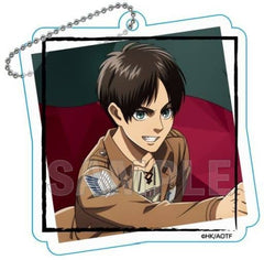 Ellen Yeager A Attack on Titan Trading Acrylic Key Chains Flag Ver. Key Chain [USED]