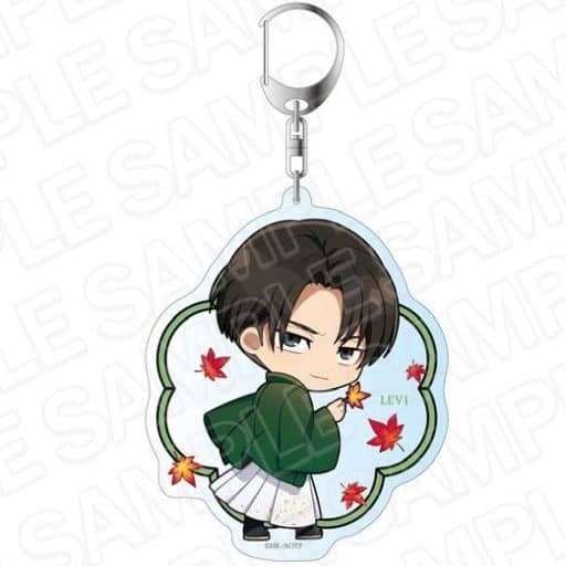 Levi Japanese Style Ver. Attack on Titan The Final Season Deka Key Chain Key Chain [USED]
