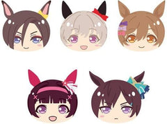 Air Groove, etc. Umamusume: Pretty Derby Omanjuu Niginigi Mascot 8 All 5 Types Set Key Ring [USED]