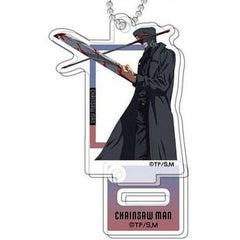 Chainsaw Man Samurai Sword Stand Mini Acrylic Keychain Keychains [USED]