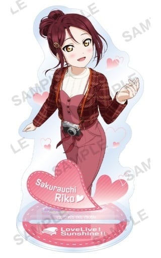 Riko Sakurauchi Love Live! School Idol Festival Acrylic Stand Aqours Toy World Ver. Acrylic Stands [USED]