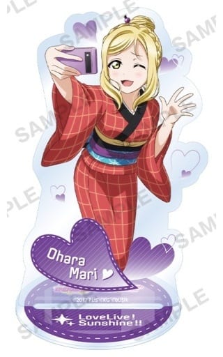 Mari Ohara Love Live! School Idol Festival Acrylic Stand Aqours Toy World Ver. Acrylic Stands [USED]
