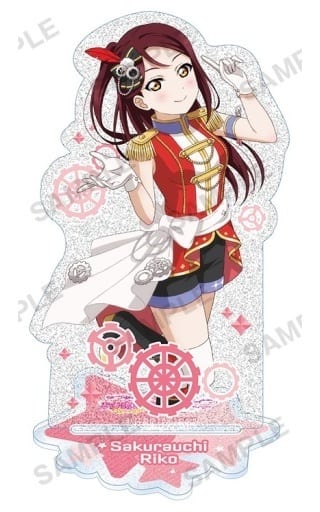 Riko Sakurauchi Love Live! School Idol Festival Kirarin Acrylic Stand Aqours Toy World Ver. Acrylic Stands [USED]
